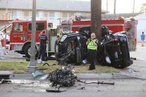 Upland Street Racing Car Crash Leaves One Man Dead Wednesday