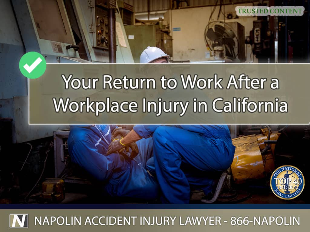 Navigating Your Return to Work After a Workplace Injury in Ontario, California
