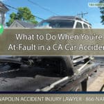 What to Do When You're At-Fault in an Ontario, California Car Accident