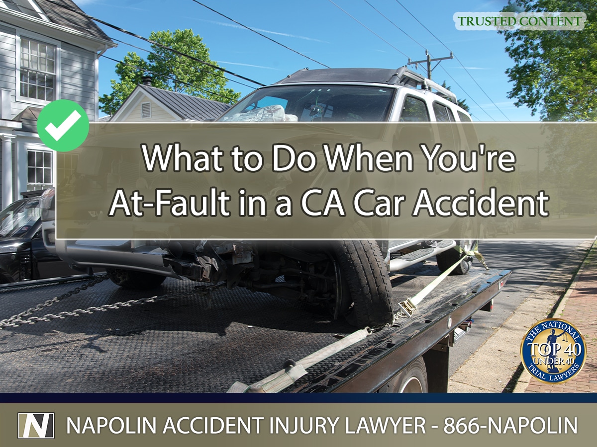 What to Do When You're AtFault in an Ontario, California Car Accident