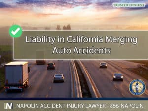 Liability in Ontario, California Merging Auto Accidents