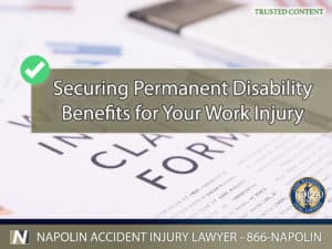 Securing Permanent Disability Benefits for Your Work Injury in Ontario, California