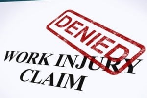Denied Work Injury Claim Body Part