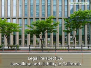 Legal Perspective- Jaywalking and Liability in California