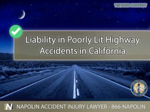 Liability in Poorly Lit Highway Accidents in Ontario, California