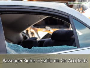Passenger Rights in California Car Accidents