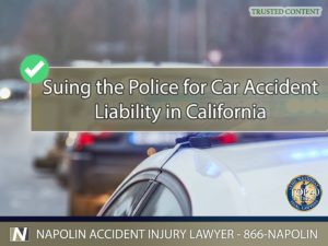 Suing the Police for Car Accident Liability in California